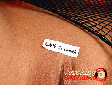 Lesbians in Crotchless Stockings